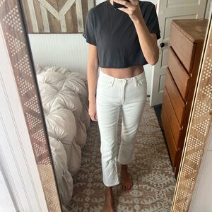 Just Black Denim off white jeans size 26